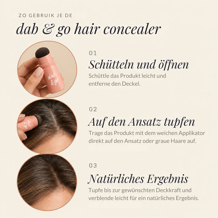 Hair Rich Dab & Go Cover Stick | KASCHIERT DEN HAARANSATZ IN 10 SEKUNDEN