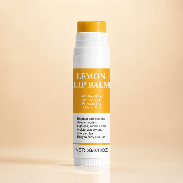 LEMON LIP BALM | DUNKLE LIPPEN NATÜRLICH AUFHELLEN