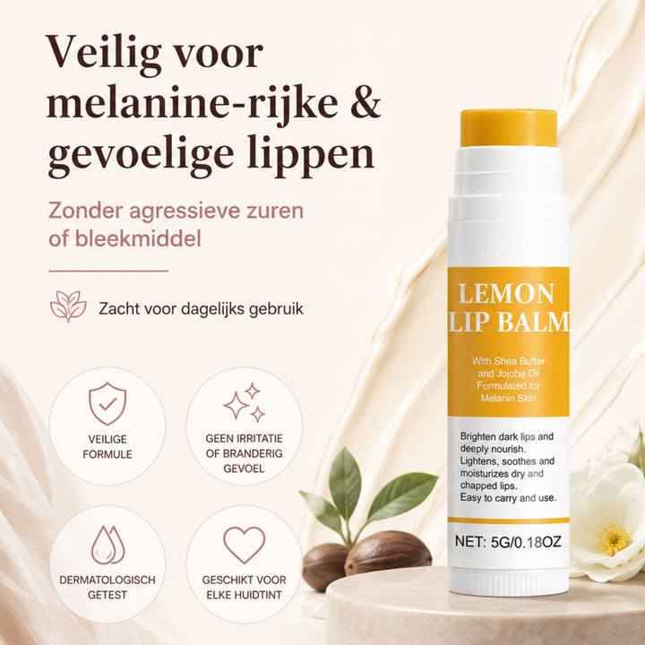 LEMON LIP BALM | DUNKLE LIPPEN NATÜRLICH AUFHELLEN