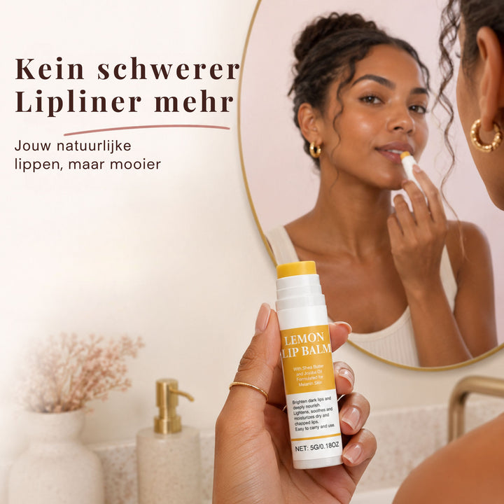LEMON LIP BALM | DUNKLE LIPPEN NATÜRLICH AUFHELLEN