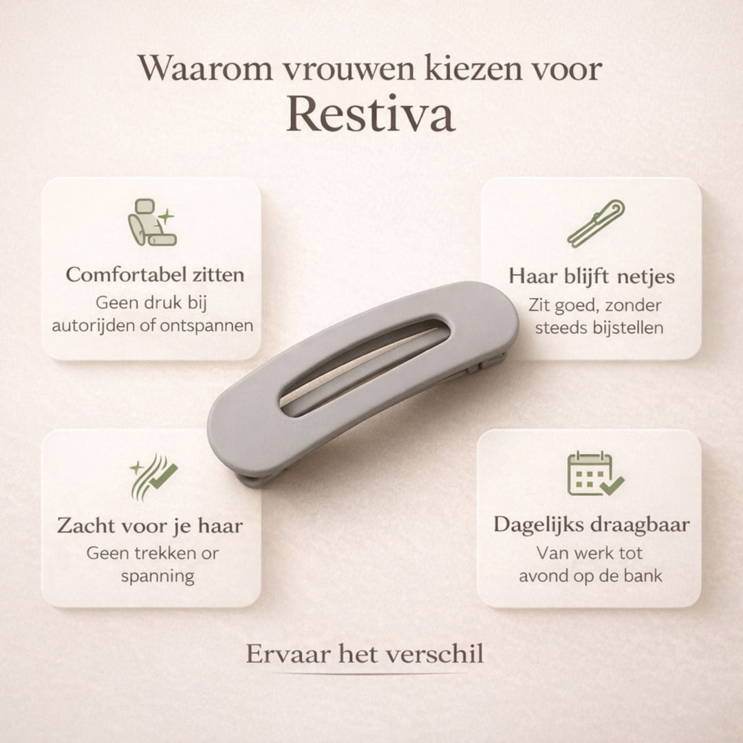 COMFORVA SCHMALE HAARCLIP - 1 STÜCK